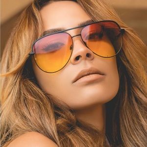 Quay x Desi Perkins Sahara Yellow/Orange Fade